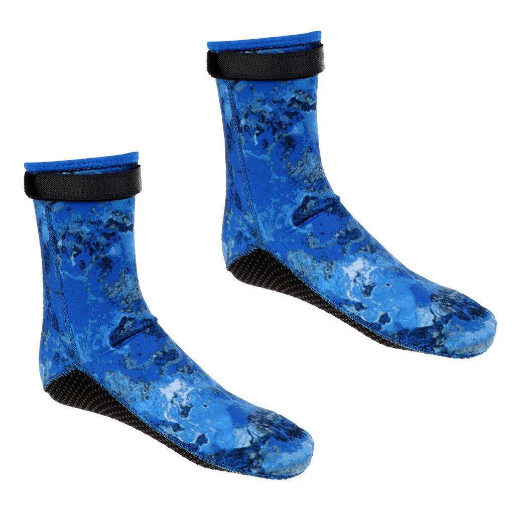 2 Pairs Neoprene Diving Scuba Boots 3mm Surfing Snorkeling Socks