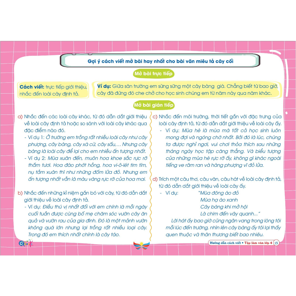 Sách - Hướng dẫn cách viết TẬP LÀM VĂN Lớp 4 - Biên Soạn Cả năm theo chương trình Cánh Diều