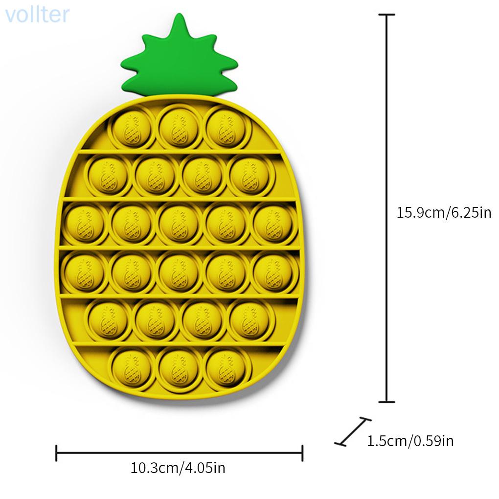 Đồ Chơi Giảm Căng Thẳng Hình Quả Dứa Bằng Silicon