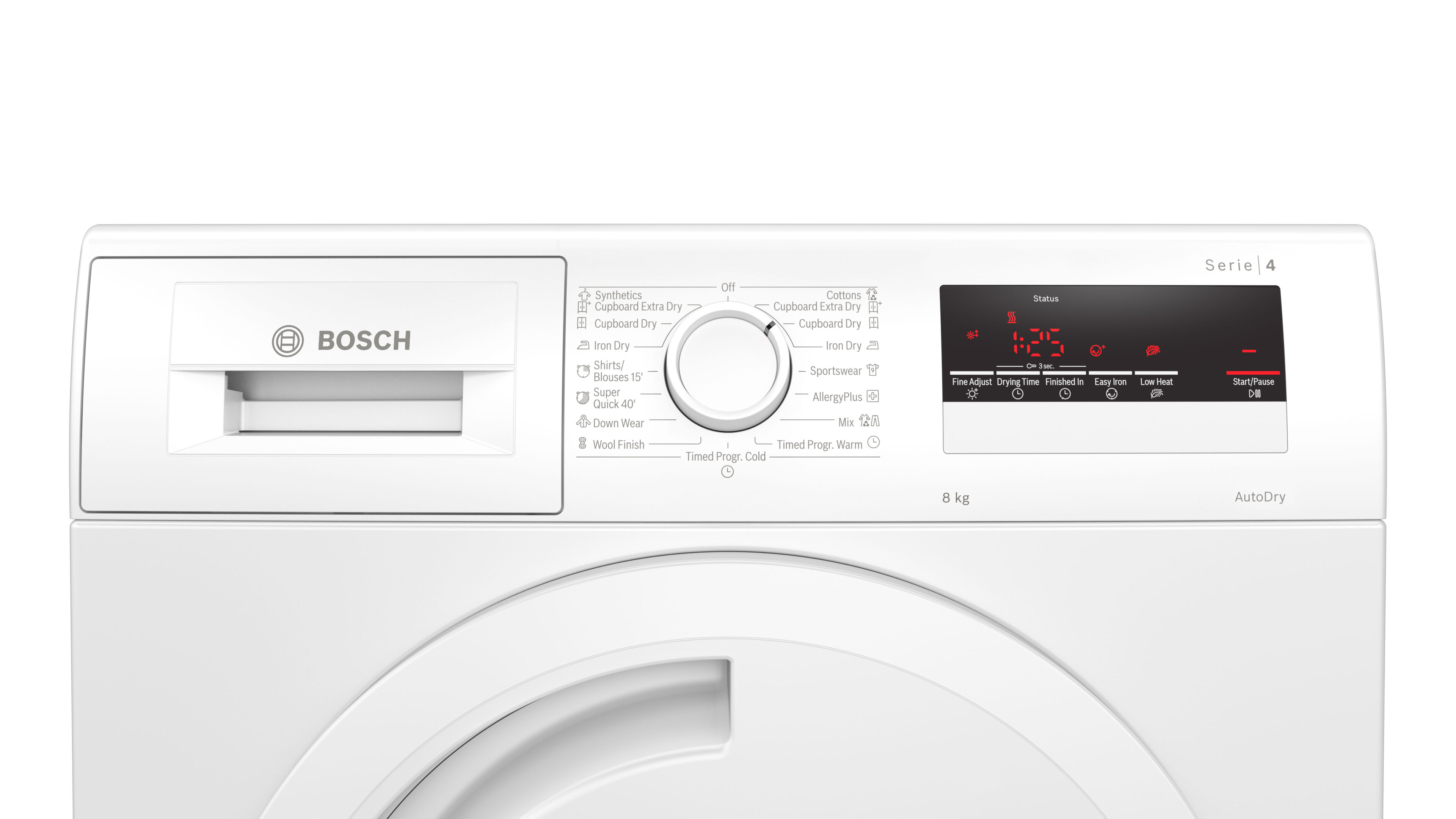 Máy sấy ngưng tụ 8Kg Bosch WTN84201MY - Series 4 - Hàng chính hãng