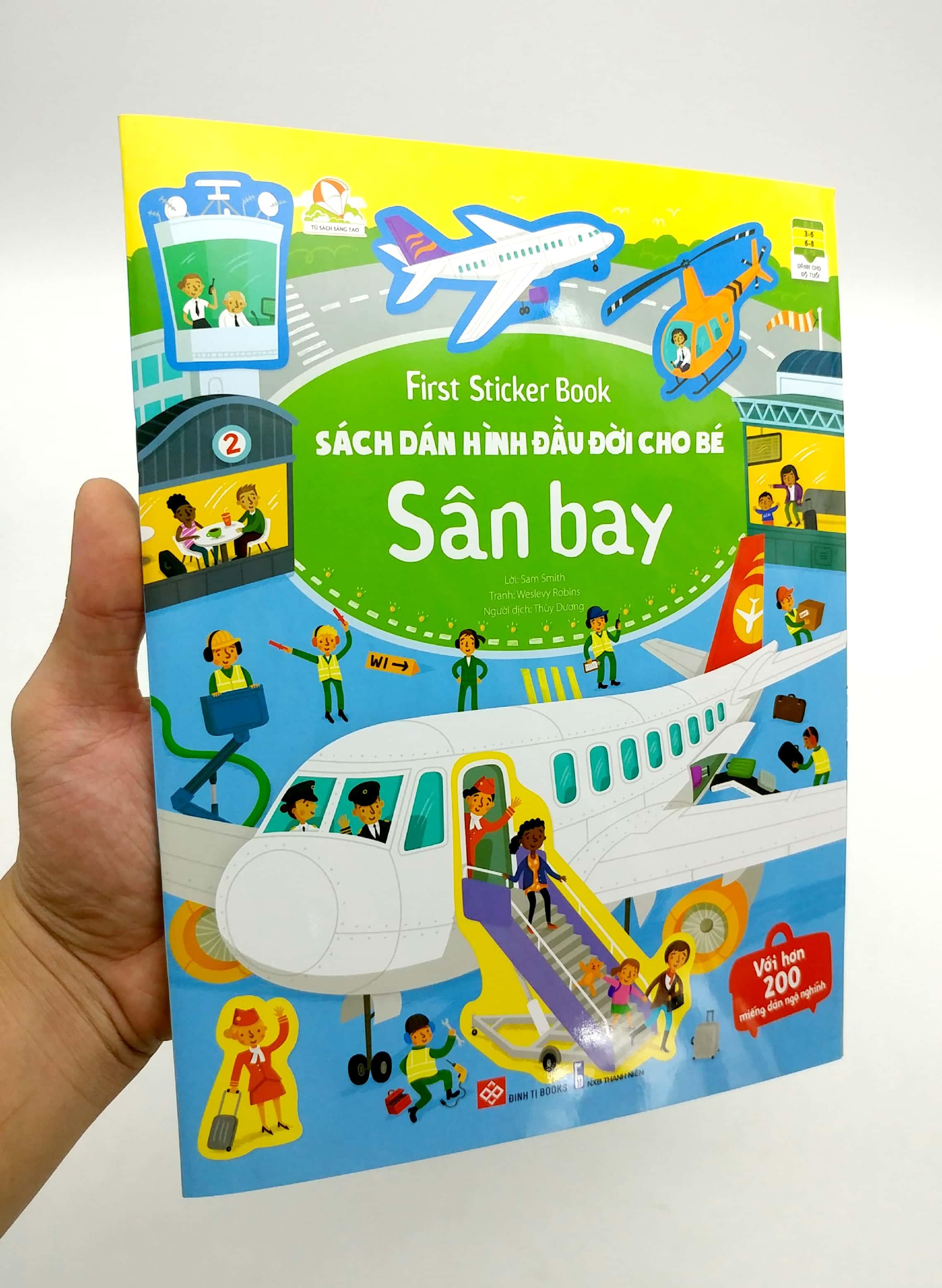 First Sticker Book - Sách Dán Hình Đầu Đời Cho Bé - Sân Bay