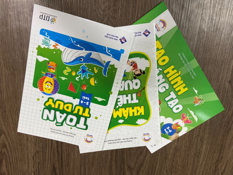 Cầu vồng trẻ thơ - bộ sách dành cho 3 - 4 tuổi
