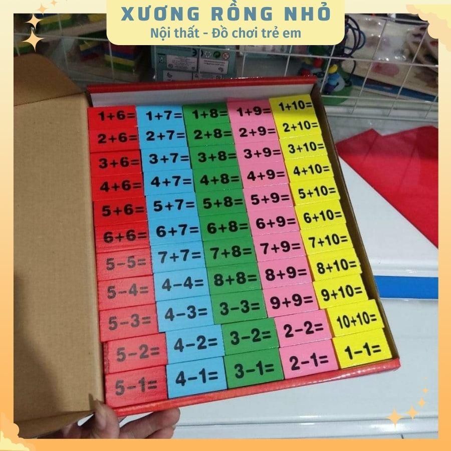 Đồ chơi Domino 110 quân bằng gỗ