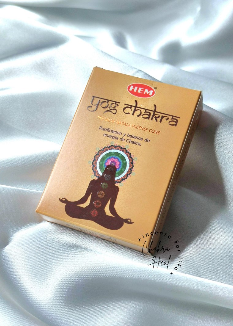 Nụ Hương Hem - Yog Chakra Premium Masala Cones và Đồ Cắm l CHAKRA HEAL INCENSE