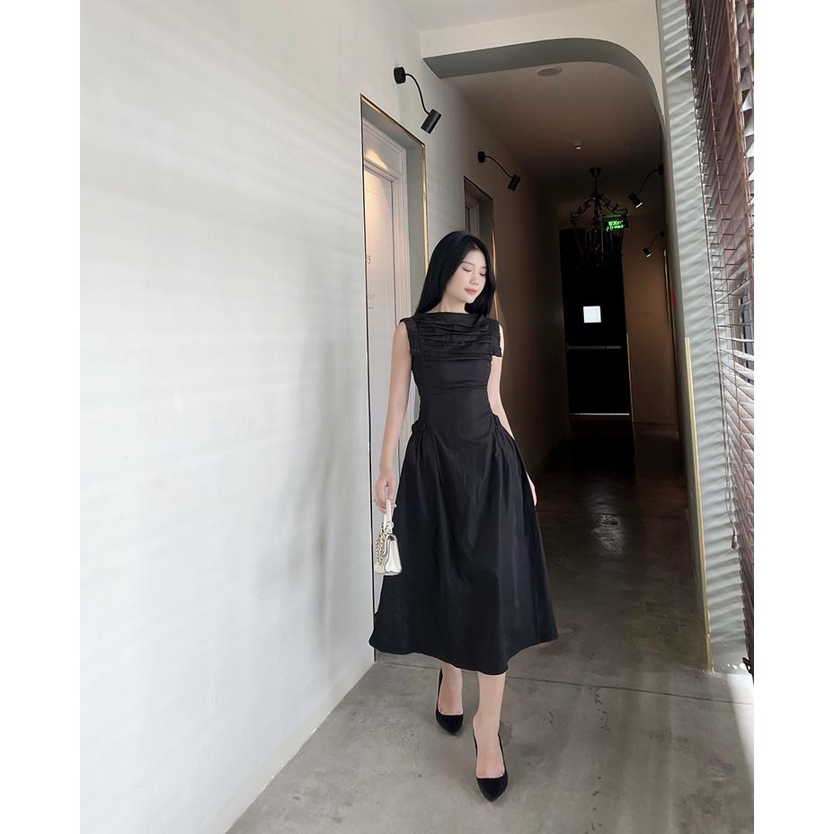 BBSTORE'S Đầm Xòe Tay Ngắn Dự Tiệc Sang Trọng   - D1034