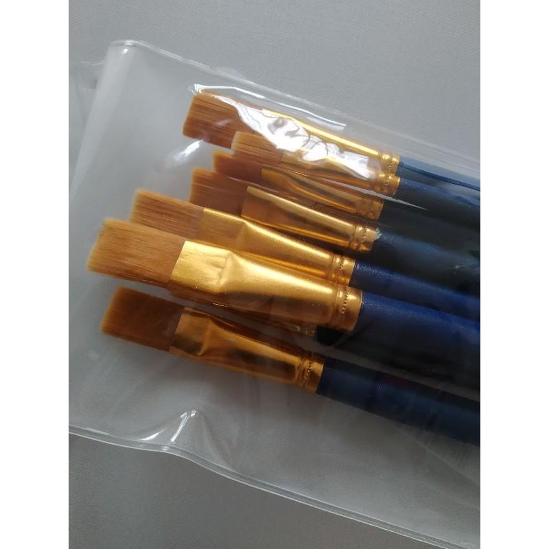 Bộ cọ cán dài màu xanh