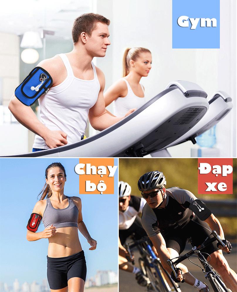 Túi Đeo Tay Chạy Bộ Đựng Điện Thoại Chống Sốc Đa Năng Quấn Bắp Tay Cho Chạy Bộ, Đi Bộ, Tập Thể Thao, Tập Gym - Mai Lee