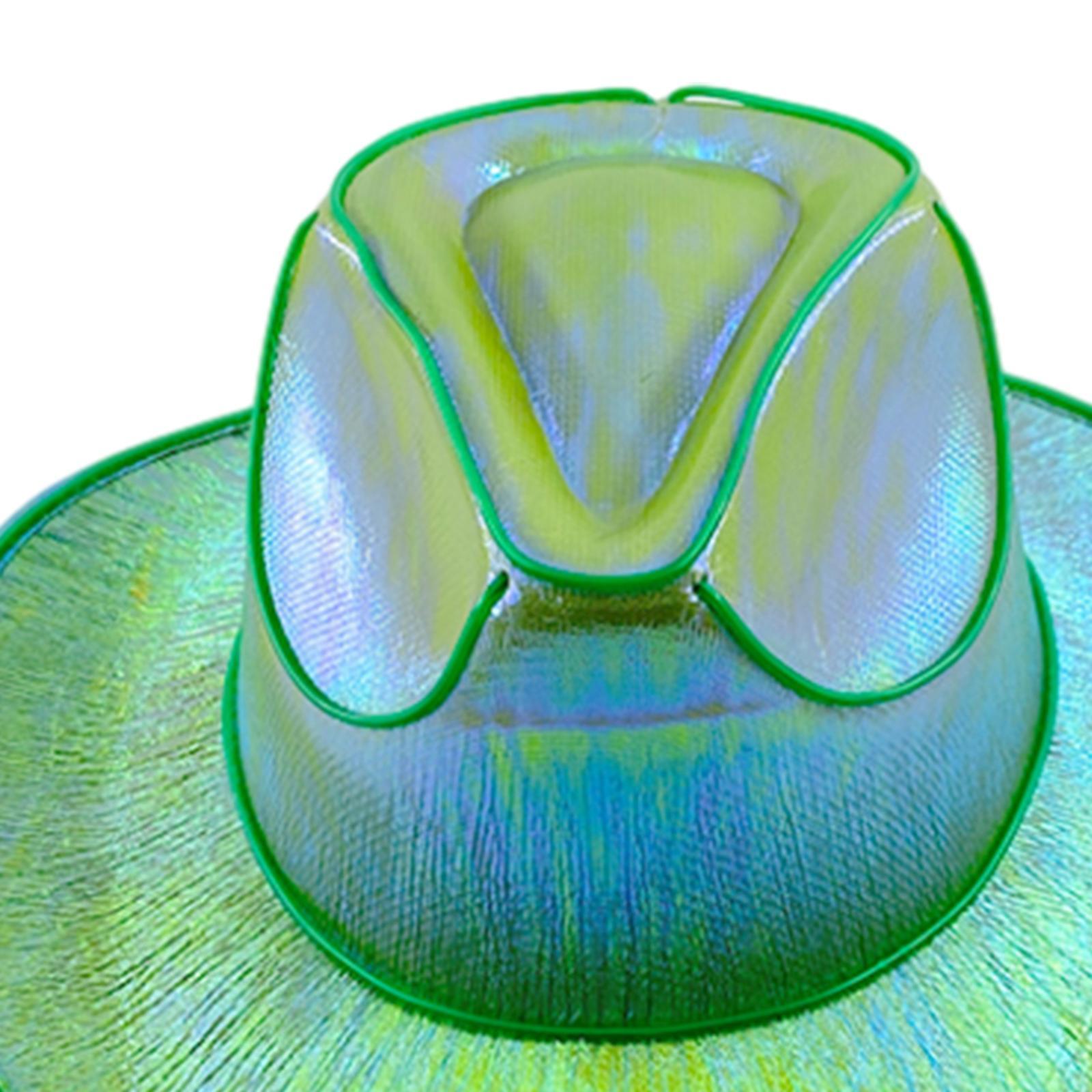 Cowgirl Hat LED Cowboy Hat Hat Fancy Dress Western Cowboy Hat Light up Cowboy Hat for Halloween Bridesmaid Bridal Holiday