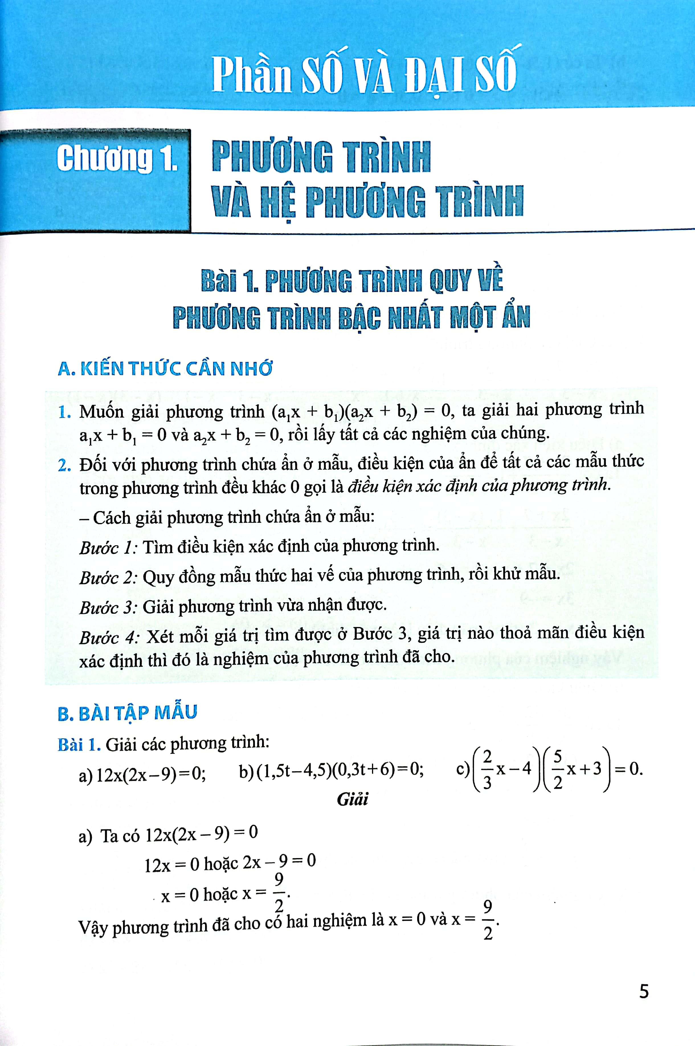 Bài Tập Toán 9 - Tập 1 (Chân Trời) (Chuẩn)