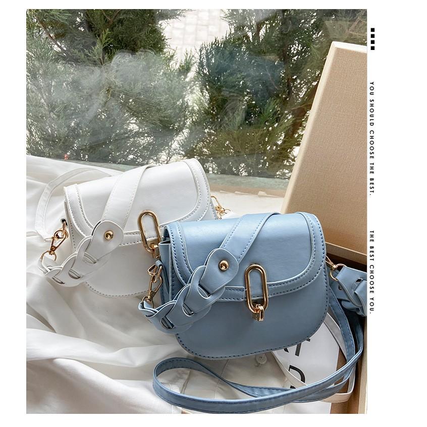 Spring and Summer Semi-Circular Saddle Bag Women's Personalized Shoulder Strap Shoulder Bag