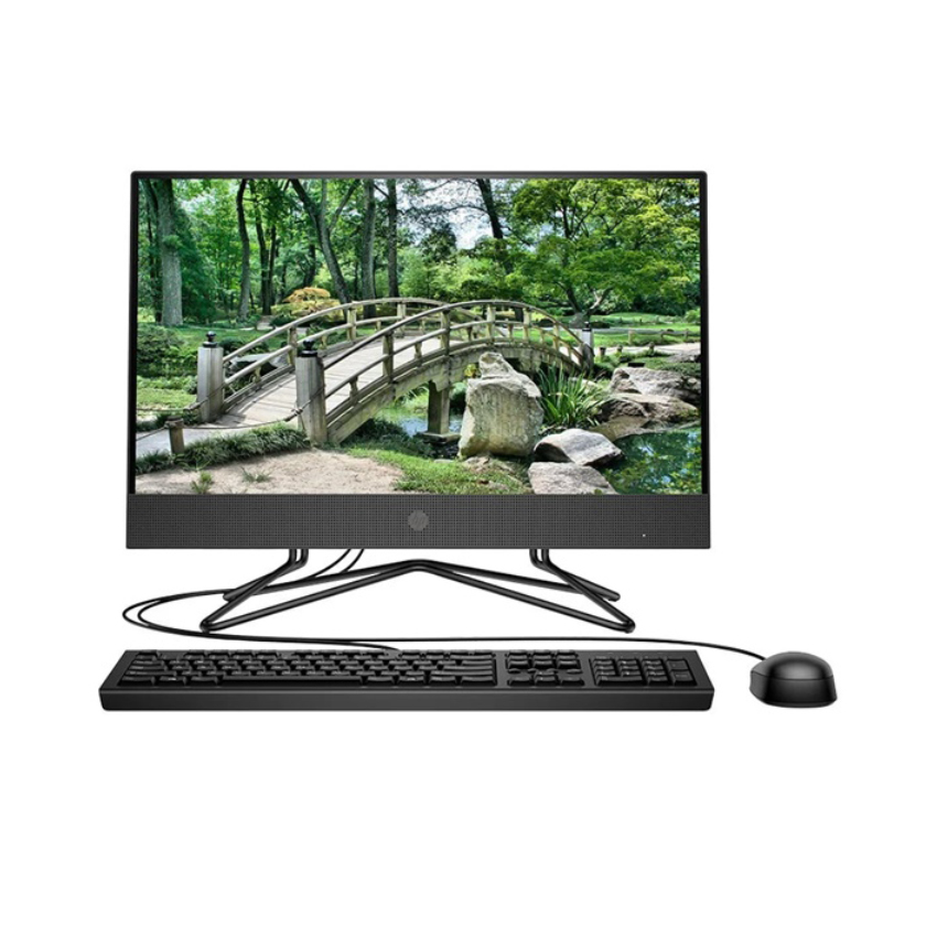 Máy tính để bàn HP 200 Pro G4 AIO 74S24PA (21.5&quot; Full HD/Intel Core i5-1235U/8GB/256GB SSD/Windows 11 Home/DVD/CD RW/WiFi 802.11ac) - Hàng Chính Hãng