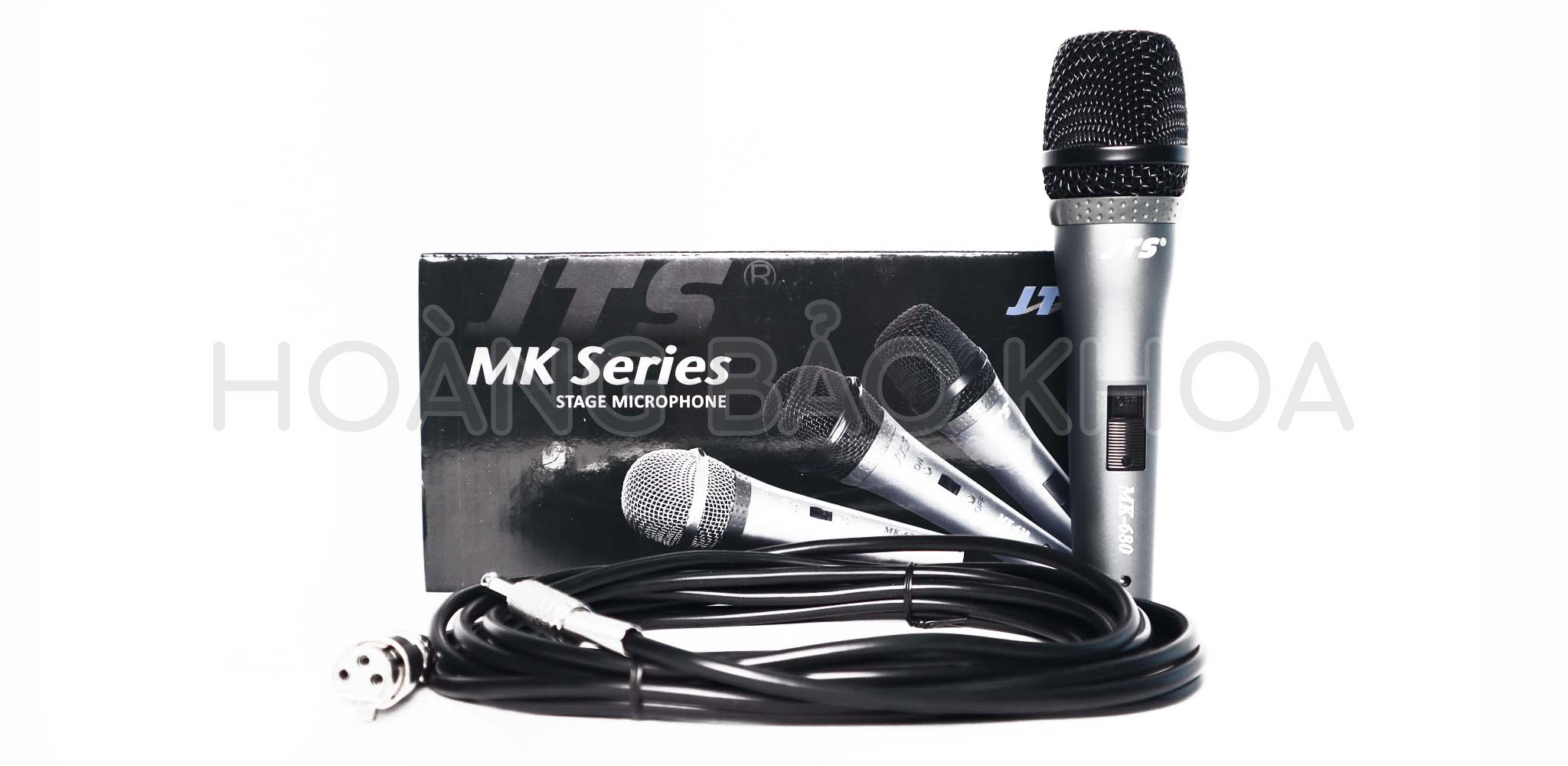 MK-680 Micro cầm tay dynamic kèm 4.5m dây JTS - HÀNG CHÍNH HÃNG