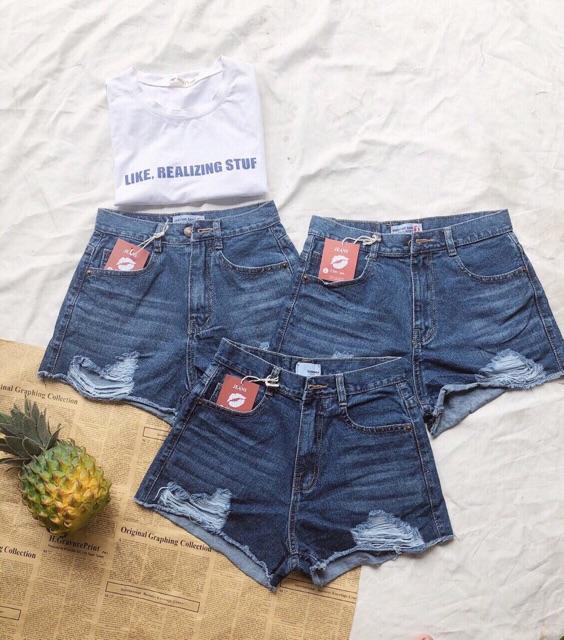 Quần đùi jean big size từ QJ654