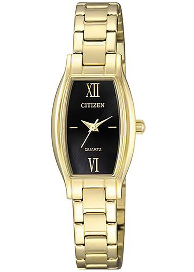 Đồng Hồ Citizen Nữ Dây Kim Loại Pin-Quartz EJ6112-52E - Mặt Đen (19x32mm)