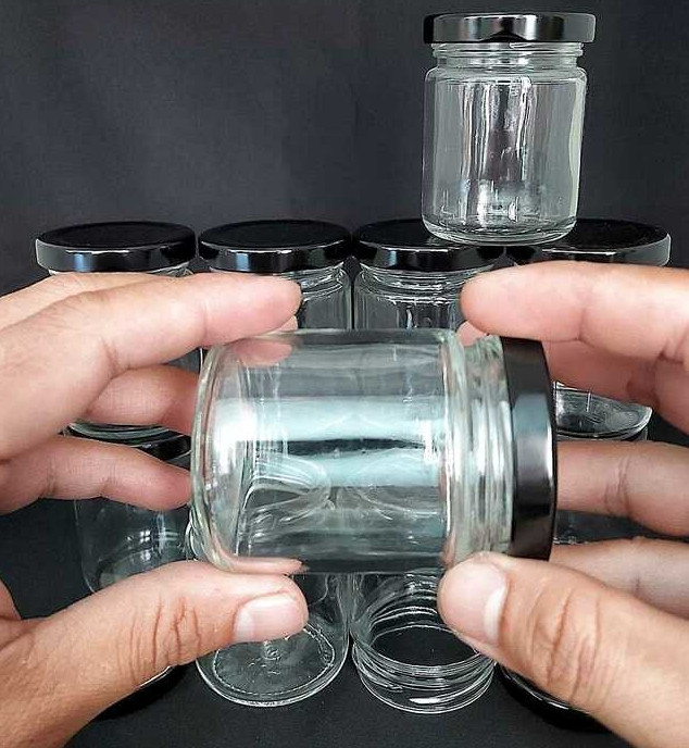 Hũ thủy tinh 100ml nắp thiết - Combo 10 hũ