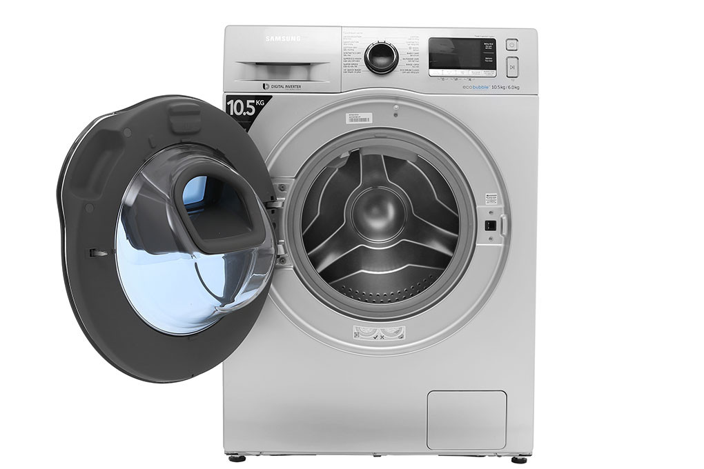 Máy giặt sấy Samsung Inverter 10.5 kg WD10K6410OS SV - HÀNG CHÍNH HÃNG
