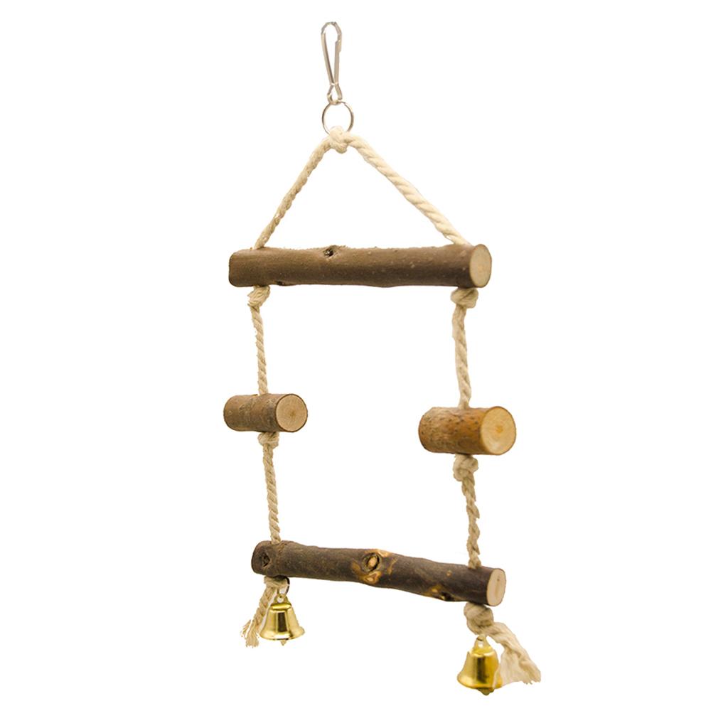 Bird Swing Pet Bird Parrot Parakeet Cage Hammock Swing Toy Hanging Toy S