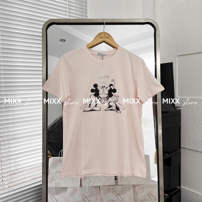 Áo Thun Nữ Mickey chất thun cotton mềm mịn thoáng mát phom suông năng động trẻ trung