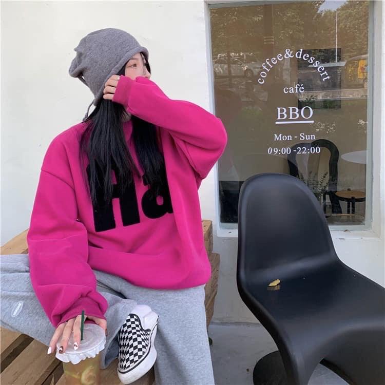 ÁO KHOÁC NỈ SWEATER THỜI TRANG NỮ FORM RỘNG THỜI TRANG SIÊU XINH - HOT HIT CHO CÁC BẠN TRẺ