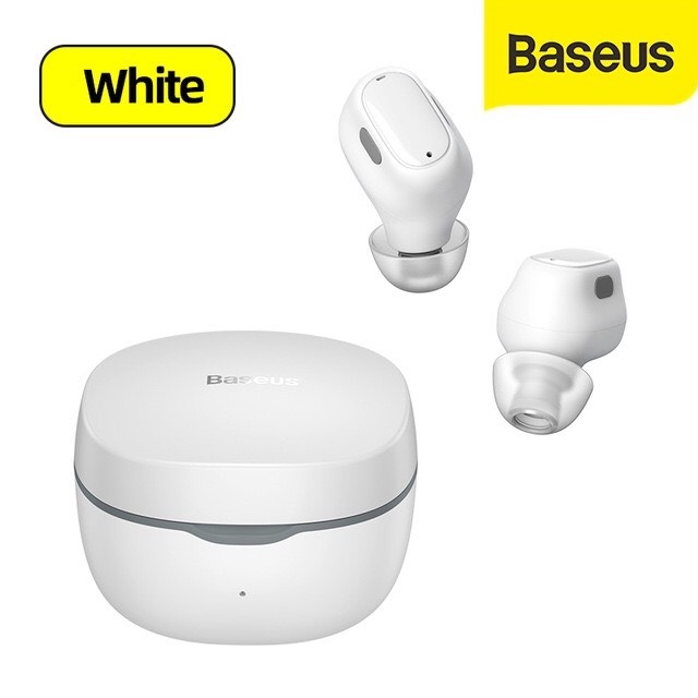 Tai Nghe Bluetooth Baseus WM01 TWS Không Dây - Công Nghệ Chống Tiếng Ồn Mới Nhất - Thiết Kế Nhỏ Gọn Xinh Xắn - Tương Thích Nhiều Thiết Bị - Điều Khiển Cảm Ứng - Hàng Chính Hãng