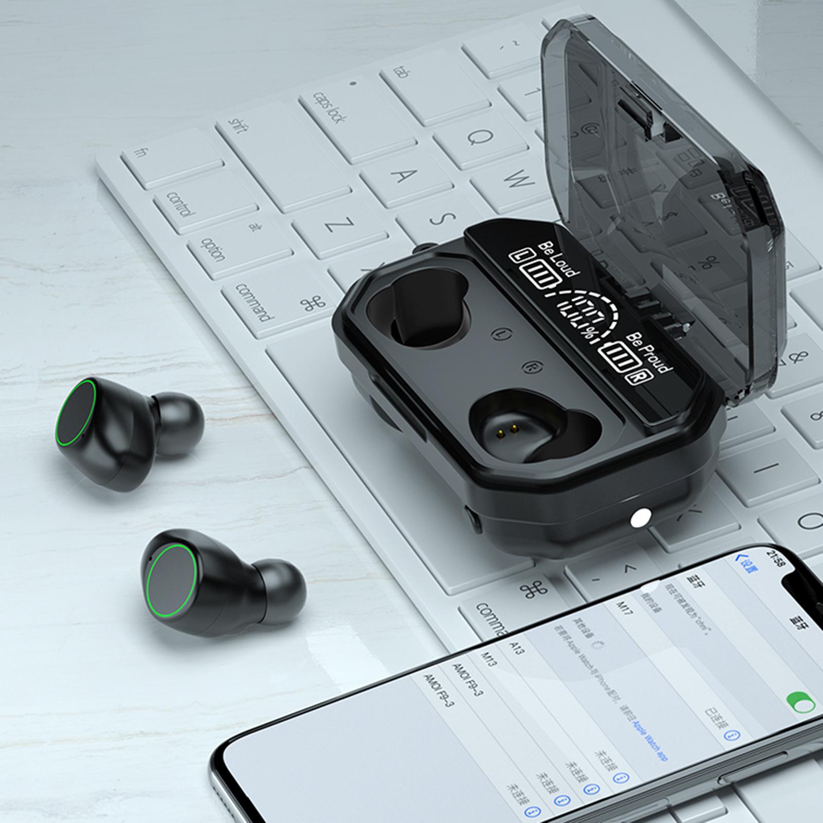 Tai nghe ghép nối tự động HiFi Âm thanh trung thực cao IPX7 Chống thấm nước cho màn hình kỹ thuật số A16 BT5.1