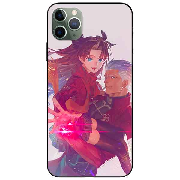 Ốp lưng in cho Iphone 11 Pro Max Mẫu Cặp Đôi Hạnh Phúc