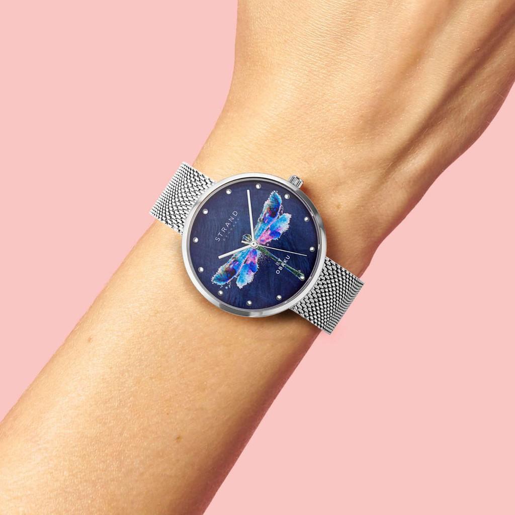 Đồng hồ đeo tay nữ Obaku Strand S700LXCLMC-DD