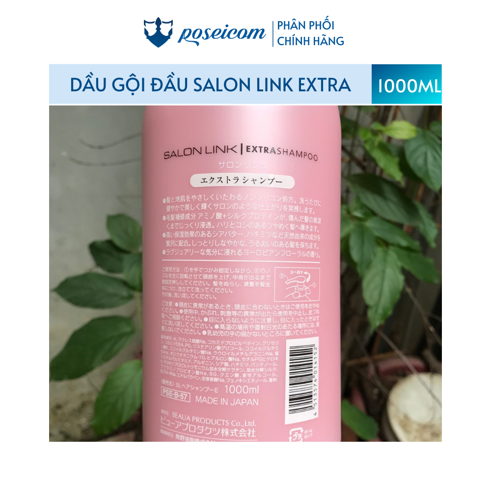 DẦU GỘI ĐẦU SALON LINK EXTRA 1000ML- chính hãng Nhật Bản