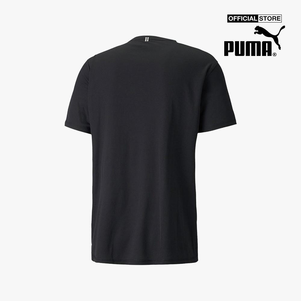 PUMA - Áo thun nam cổ tròn tay ngắn Run Logo SS 520855