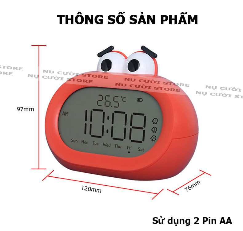 Đồng Hồ Để Bàn Điện Tử Led; Đồng Hồ Bấm Giờ Pomodoro; Đồng Hồ Báo Thức Kép; Đồng Hồ Đếm Ngược Học Tập