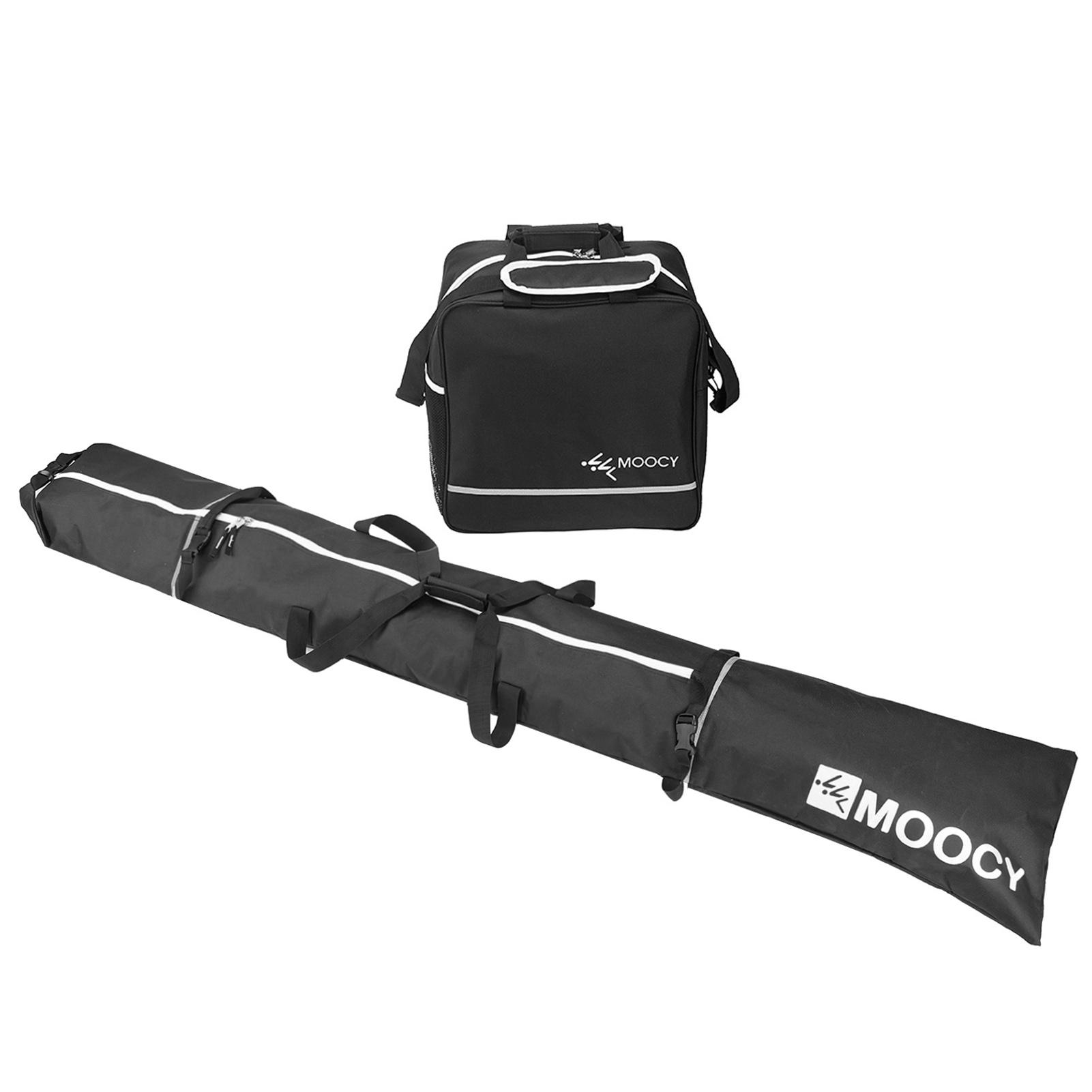 Set 2 Combo Túi Đựng Giày Trượt Tuyết Và Cây Trượt Tuyết Di Động Có Đệm Chống Thấm Nước
