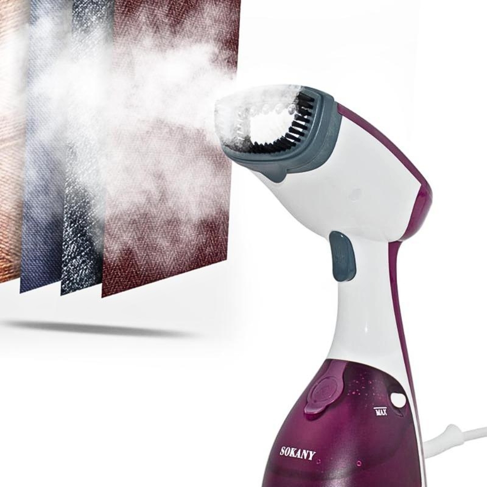 Bàn Là Hơi Nước Cầm Tay SOKANY 1200W đứng AJ-2205, Là Phẳng, Khử Mùi, Diệt Vi Khuẩn, Là Được Mọi Chất Vải - HÀNG CHÍNH HÃNG - DELIYA