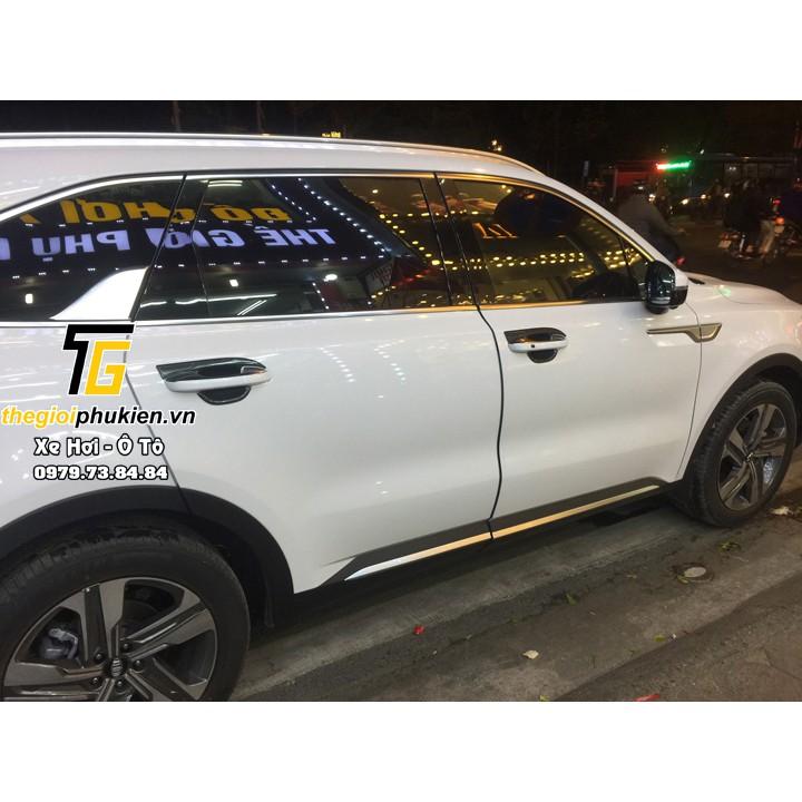 Bộ ốp hõm cửa xe vân Carbon Kia Sorento 2021