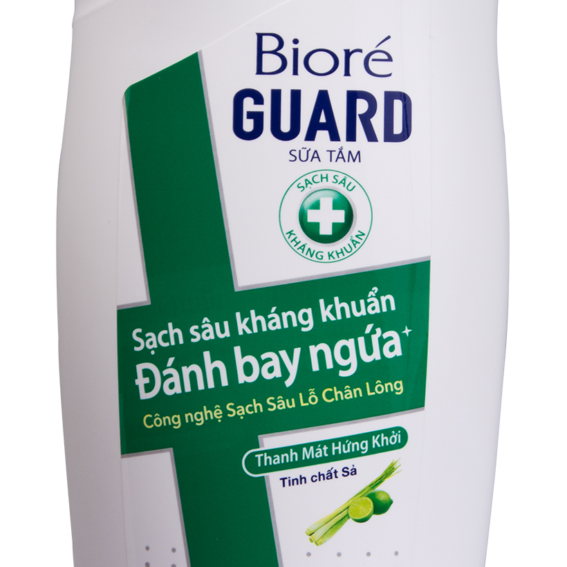 Sữa Tắm Sạch Sâu Kháng Khuẩn Thanh Mát Hứng Khởi Biore Guard 800g