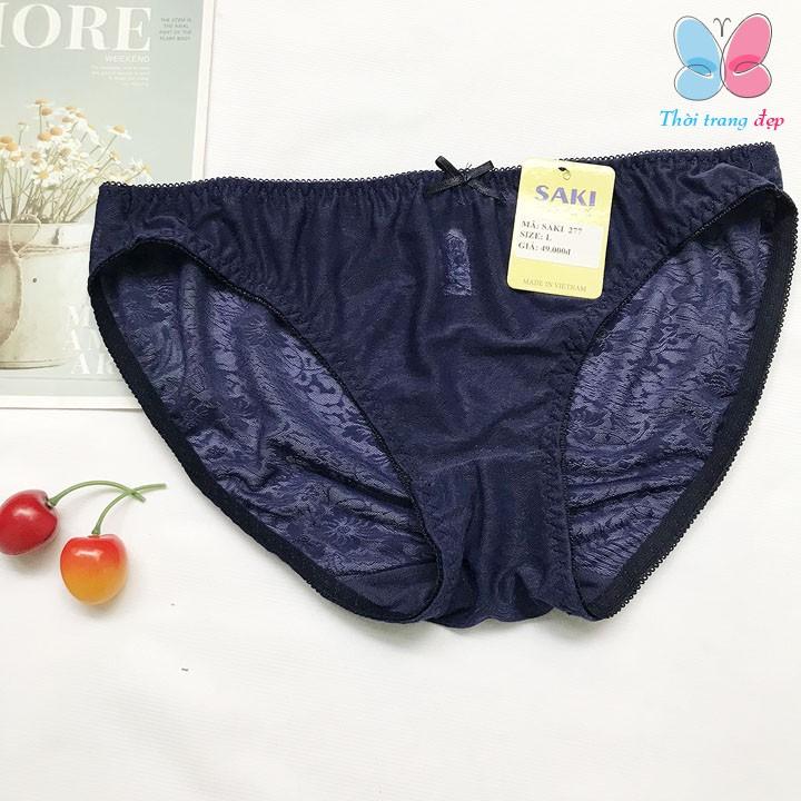 1 QUẦN LÓT NỮ THUN BÔNG ÉP SAKI - QLNU50