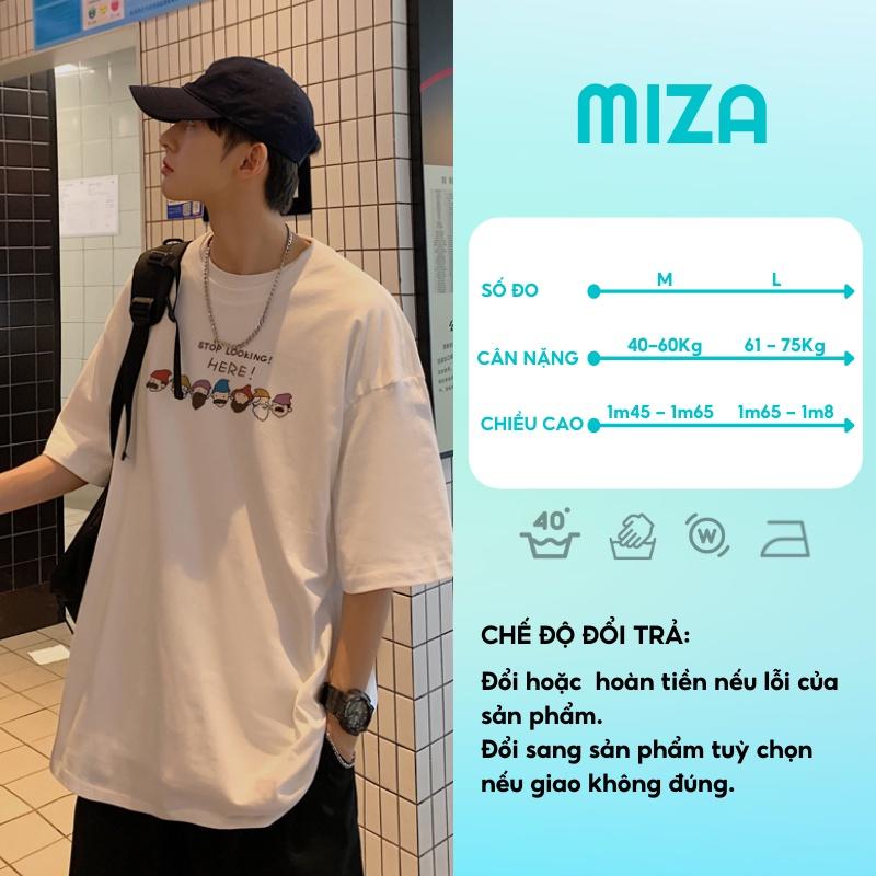 Áo thun nam nữ unisex tay lỡ sweater phông form rộng teen cổ tròn oversize cotton giá rẻ basic đen trắng tee HERE