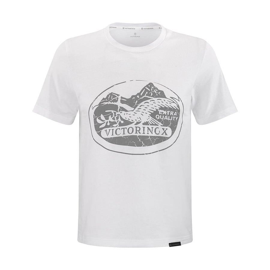 Áo thun Victorinox Brand Collection Heritage Graphic Tee - White