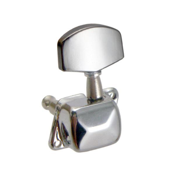 1 Set 6 Pieces Guitar Tuning Pegs Tuner Machine Heads 3L3R Chrome Locking Tuning Keys