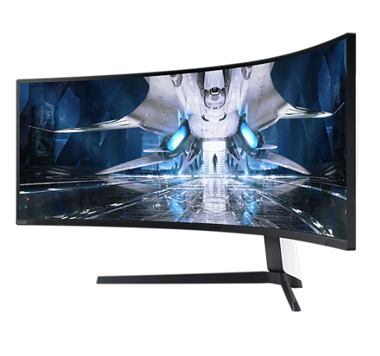 Màn Hình Cong Gaming Samsung LS49AG950NEXXV ( 49 Inch DQHD VA (5,120 x 1,440) 240Hz / 1ms / DP 1.4 / HDMI / USB Ports / Jack Audio 3.5 / G-Sync ) - Hàng Chính Hãng