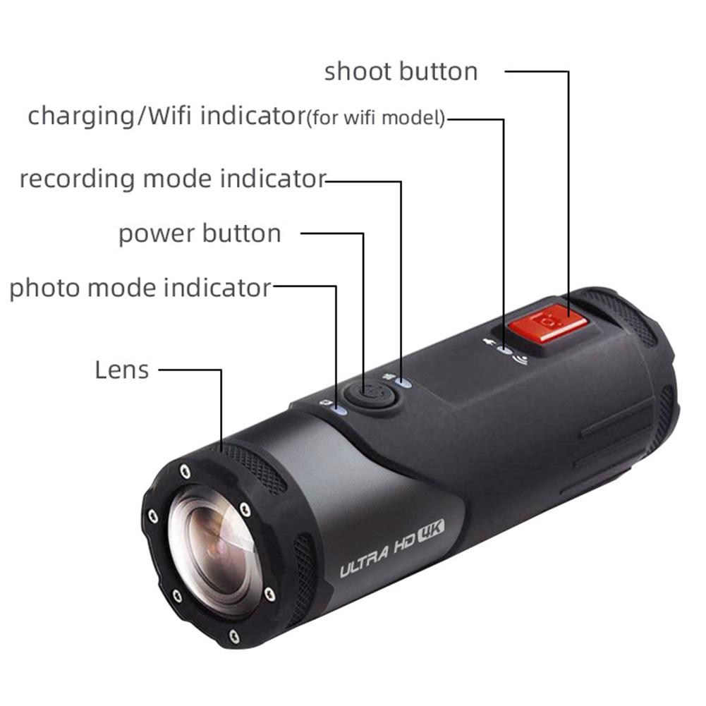 Camera hành động thể thao ngoài trời chuyên nghiệp 10m camera chống lắc không thấm nước cho máy ảnh xe đạp