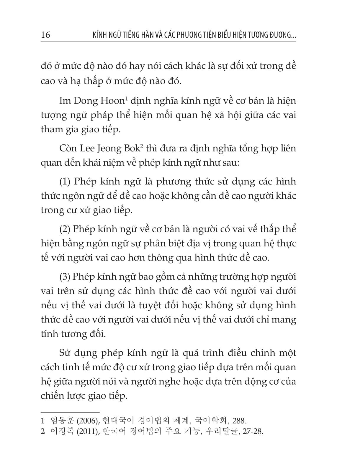 Sách - Kính Ngữ Tiếng Hàn Và Các Phương Tiện Biểu Hiện Tương Đương Trong Tiếng Việt