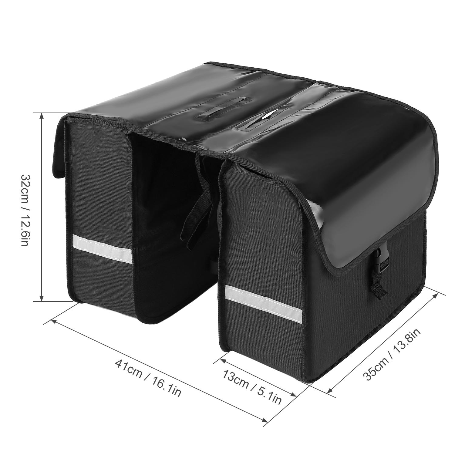 Túi đựng hàng 28L dành cho yên xe đạp bằng polyester và ớp vỏ PVC chống nước tuyệt vời.