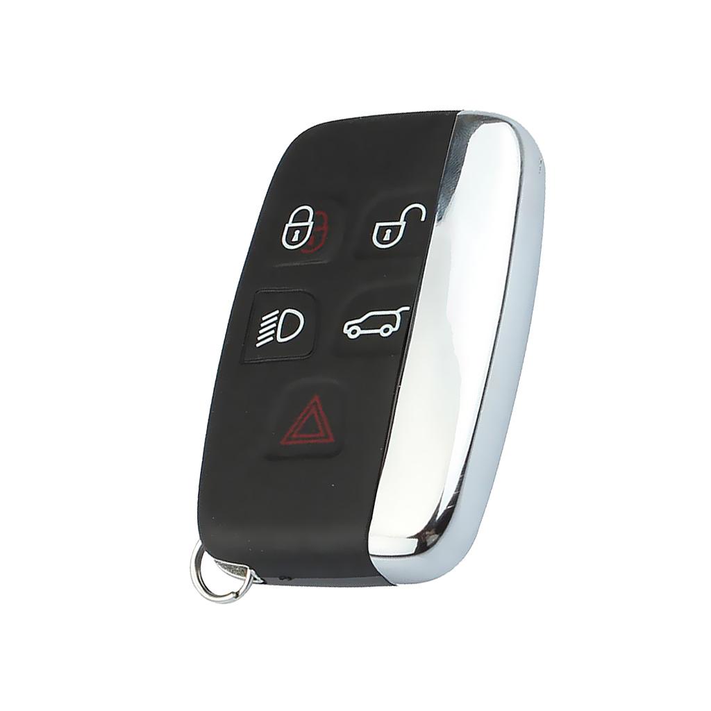 5 Button Remote Key FOB Smart Key Shell Case for JAGUAR XJ XJL XF
