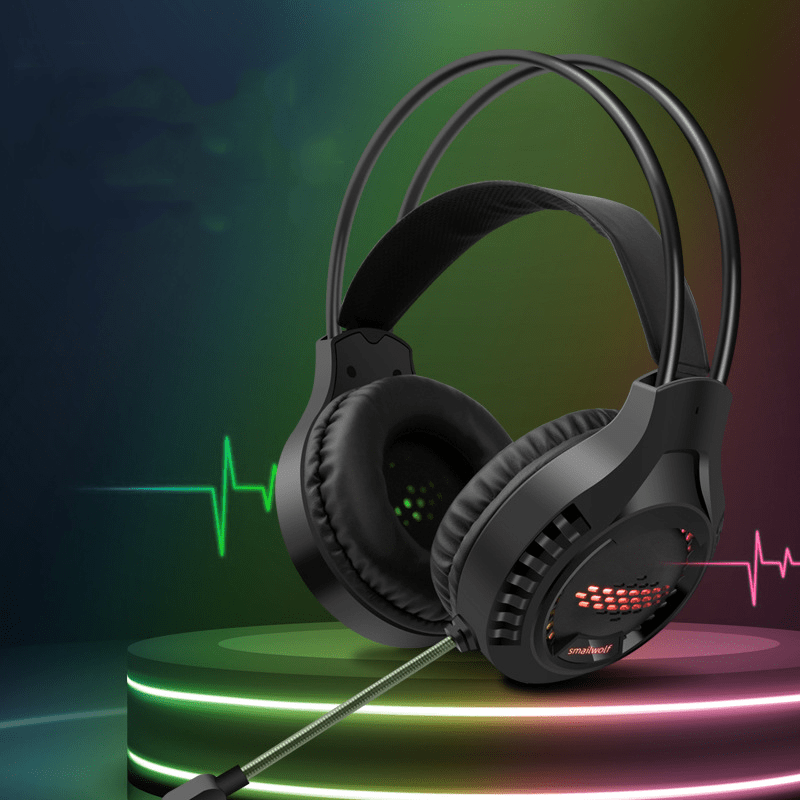 Tai nghe chụp tai AK3-JL chuyên game dành cho game thủ có mic chuyên nghiệp kèm đèn led 7 màu