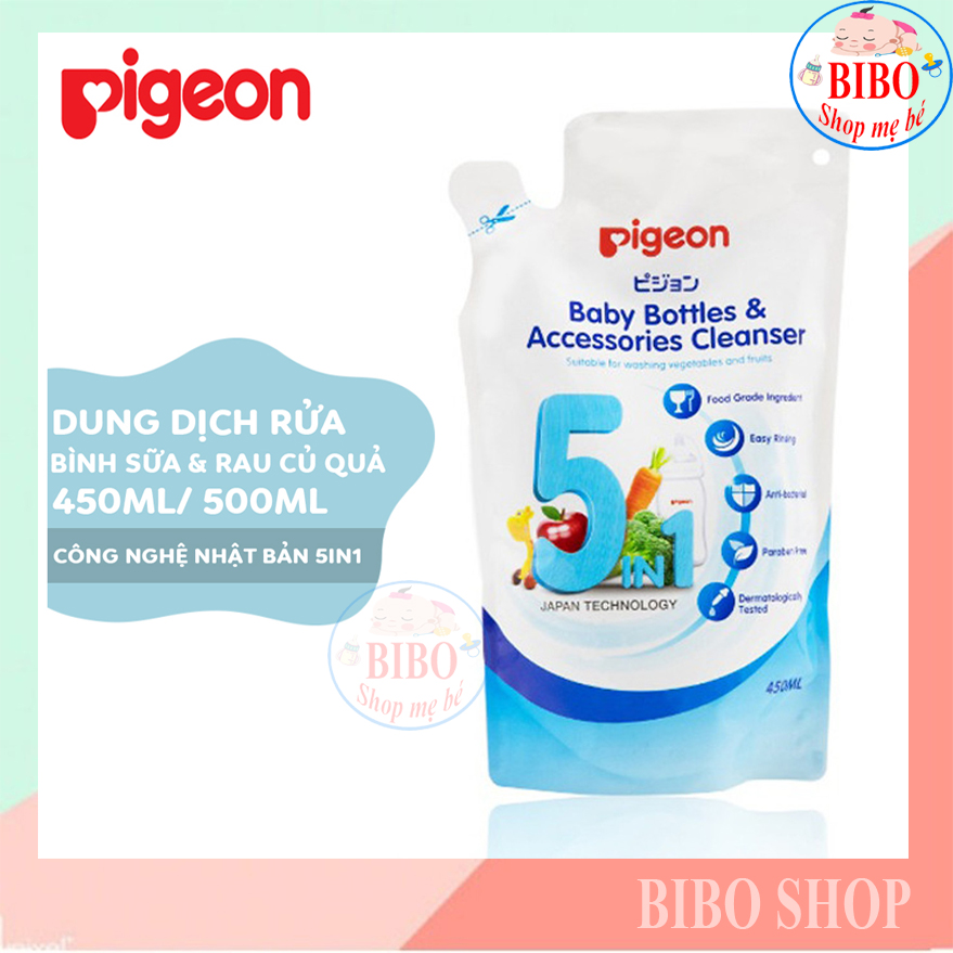 COMBO TÚI + CÂY RỬA BÌNH SỮA PIGEON