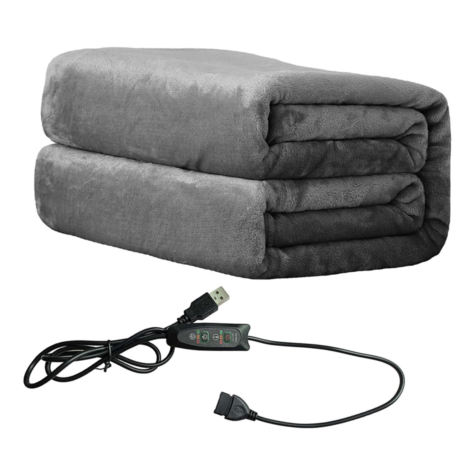 Electric Throw Blanket Portable Heating Blanket for Bedroom Traveling Office