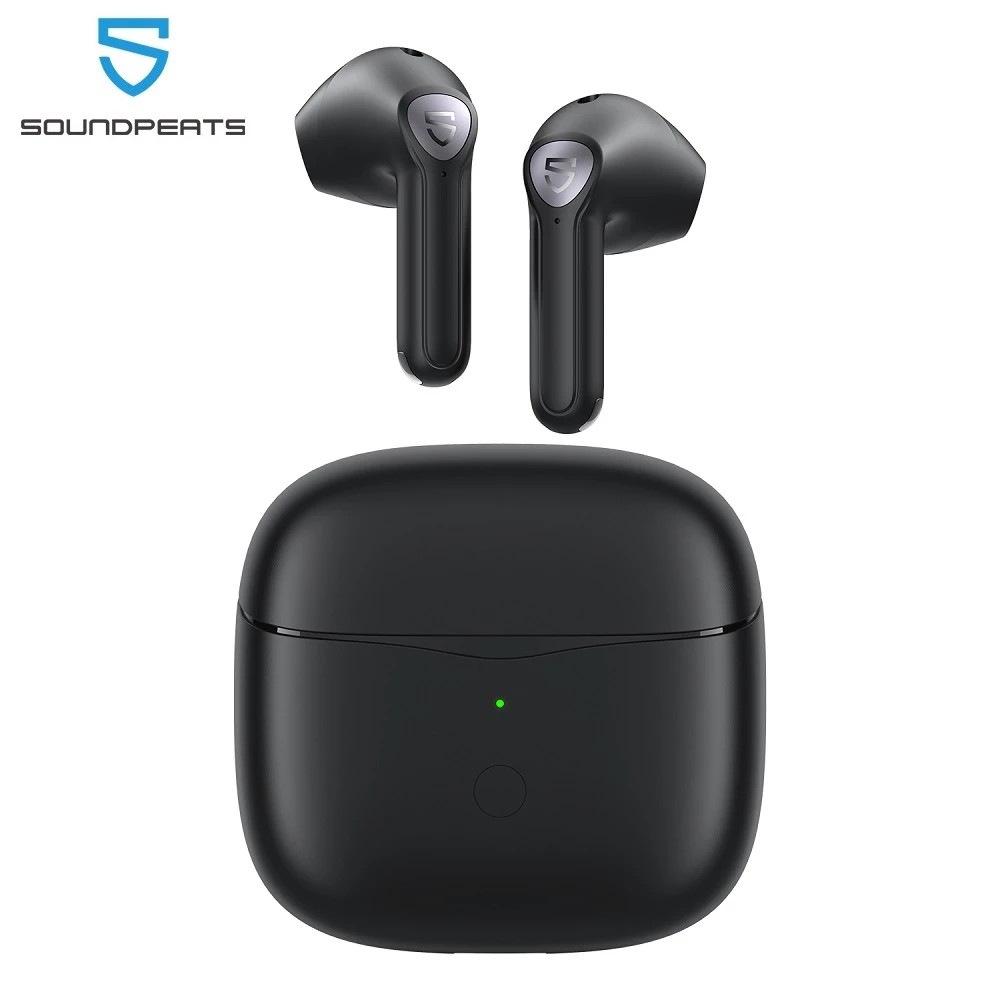 Tai Nghe Bluetooth Soundpeats TrueAir3  Game Mode QCC3040 Aptx Adaptive Đèn báo Cảm biến tai đeo - Hàng Chính Hãng