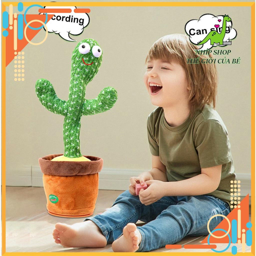Cây xương rồng nhảy múa Đồ chơi trẻ em nhại giọng vui nhộn,đáng yêu phát nhạc 120 bài hát cài đặt sẵn