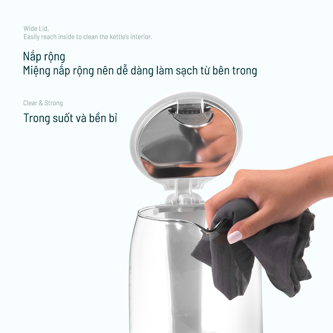 Ấm bình đun siêu tốc Cosori GK172-CO 1.7L - Hàng chính hãng