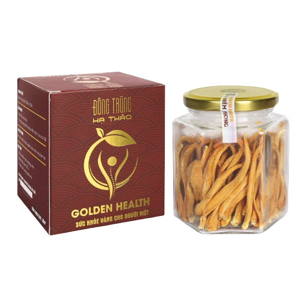 [LOẠI CAO CẤP] Đông Trùng Hạ Thảo Sấy Thăng Hoa Golden Health GD005 (Hộp 20g)